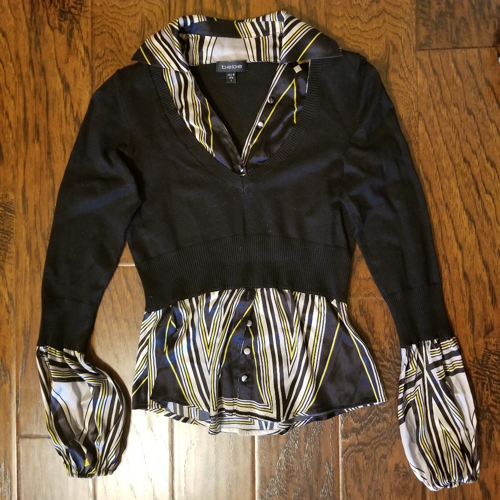 BeBe Bell-Sleeve Top
